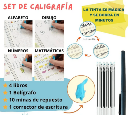 Kit Mágico de Caligrafía 4x1